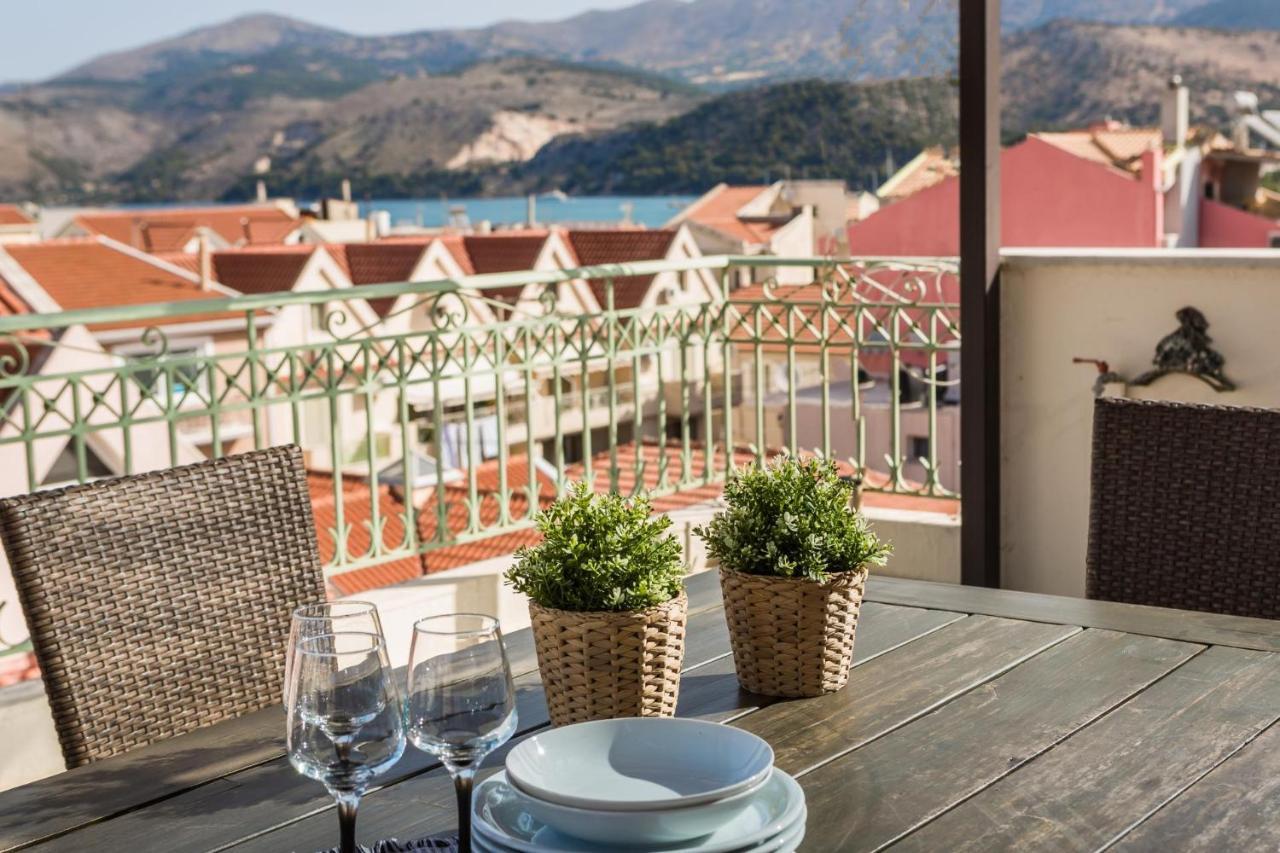Panoramic Luxurious Penthouse Apartment Argostoli  Luaran gambar