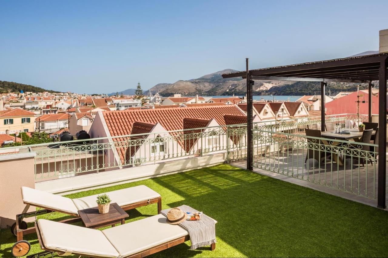 Panoramic Luxurious Penthouse Apartment Argostoli  Luaran gambar